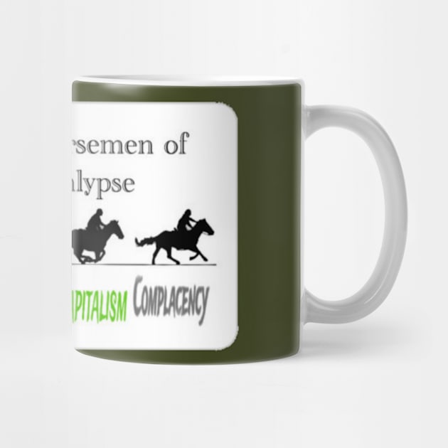 Four Horsemen of the Apocalypse - Sticker - Back by SubversiveWare